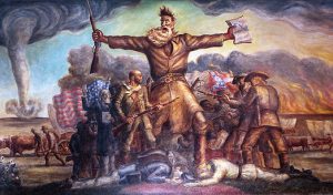 "The Tragic Prelude" - here John Brown is shown as an American prophet willing to sacrifice for the truth and face the coming storm.