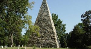 This monument was built in memory of all of the confederate soldiers, who fought and died during the Civil War. 