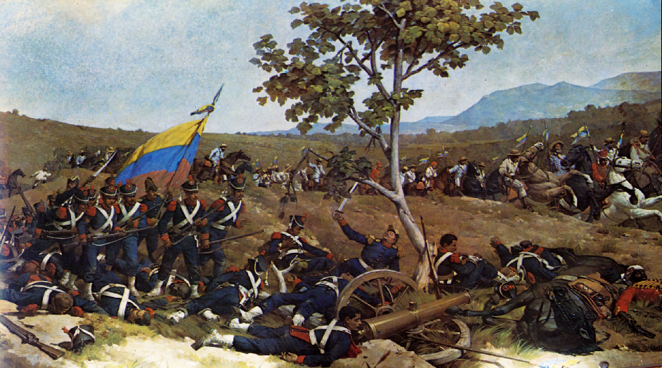 Image result for venezuelan war independence art