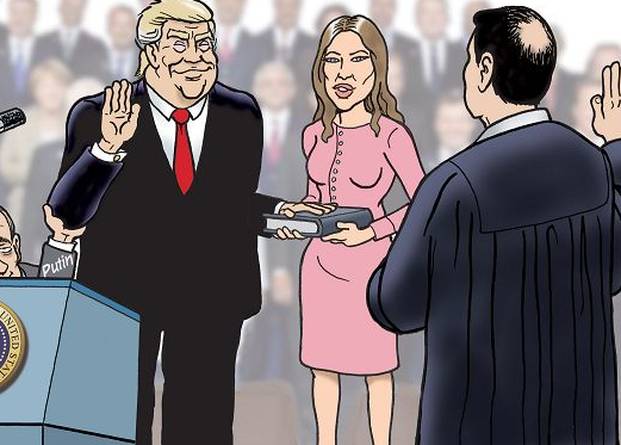 These Trump inauguration cartoons perfectly capture this year's political absurdities