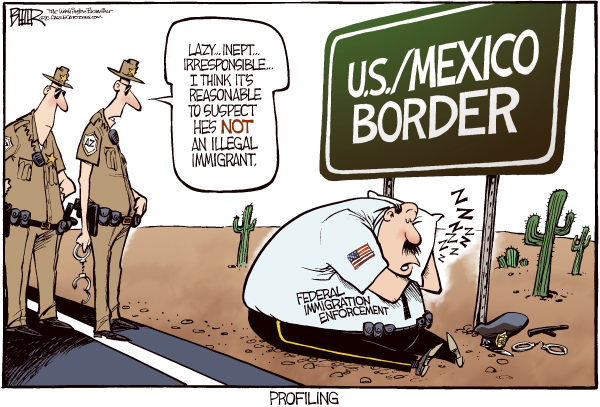 Image result for Political Cartoon ICE and immigration raids
