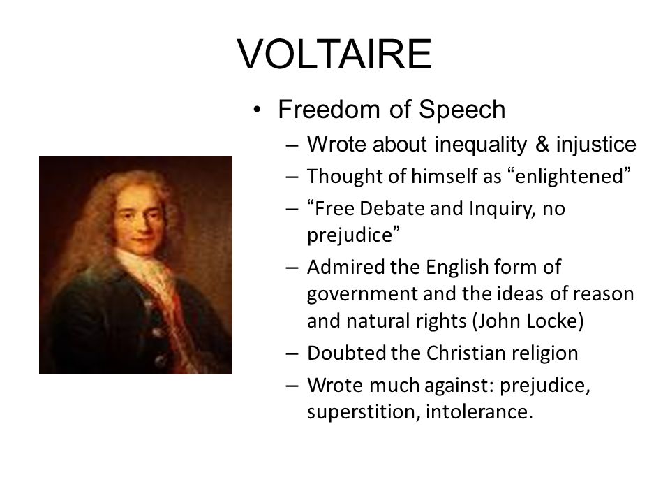 Image result for voltaire enlightenment ideas