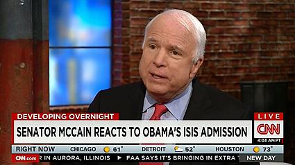 McCain: ISIS rise like watching a train wreck