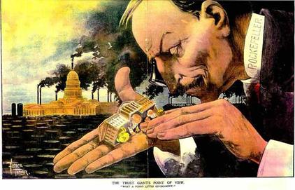 Rockefeller Standard Oil Political Cartoon