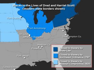 dred and harriet map