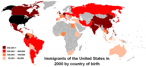 Most US Immigrants in the last 20 years have been arriving in the United States from South Asia.