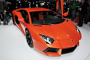 The Lamborghini Aventador was revealed at the ...