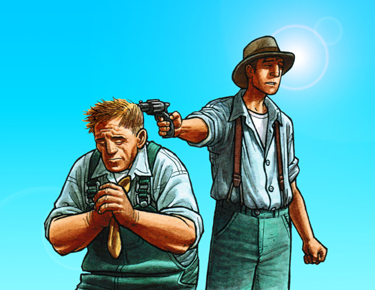 Image result for george kills lennie