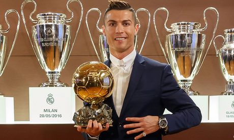 Cristiano Ronaldo wins for the fourth time