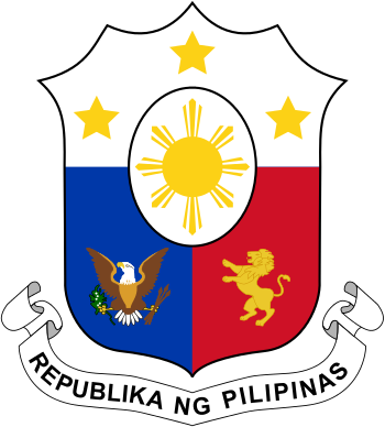 English: Coat of arms of the Philippines