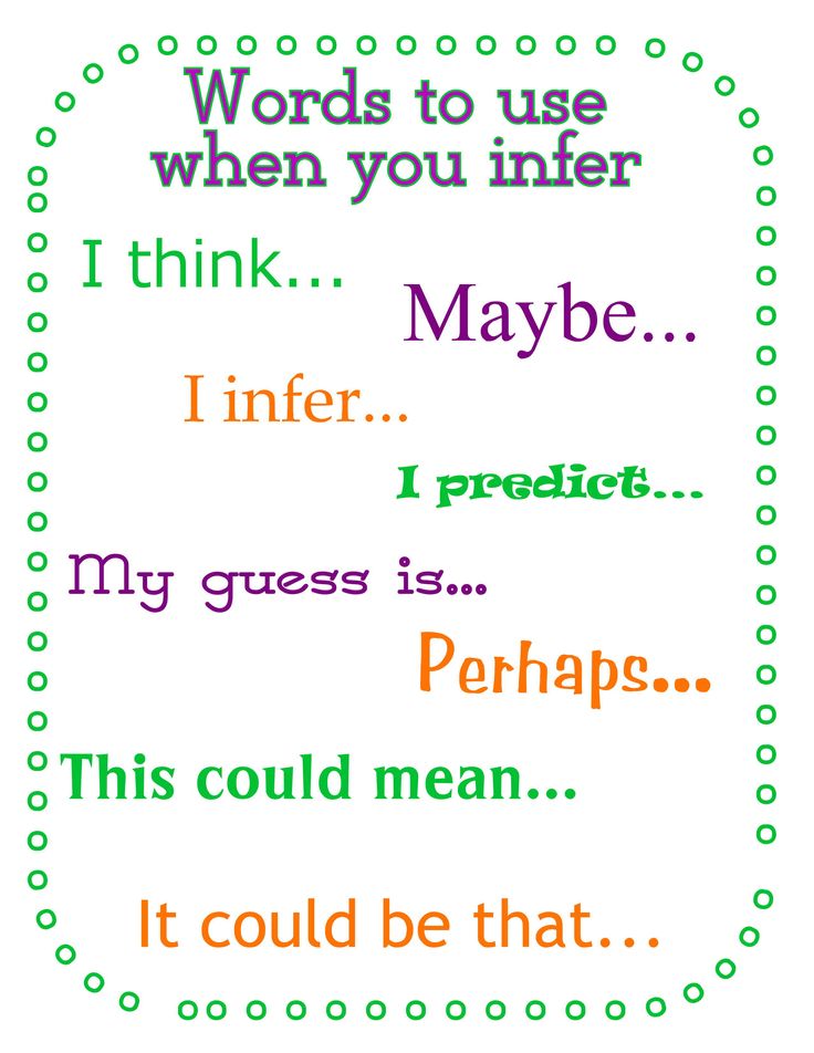 Image result for Inference thinking stems