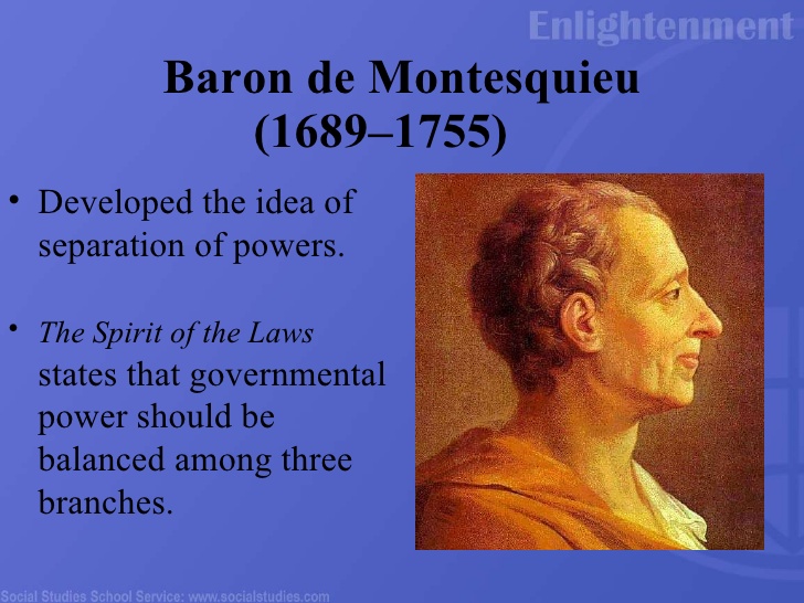 Image result for montesquieu ideas of enlightenment