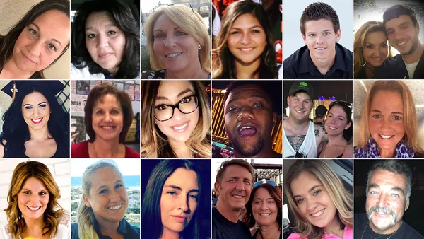 They are some victims of the mass shooting in the Vegas. 