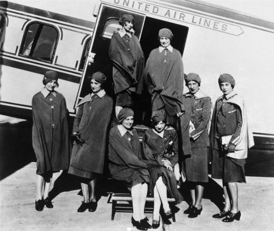 Original+eight+stewardesses+with+Model+80A.+Courtesy+the+Boeing+Company+Archives
