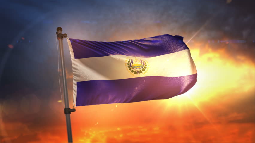 this is the flag of el Salvador.