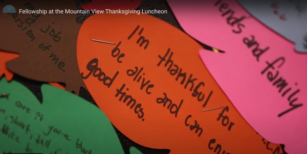 A glimpse at a few of the many expressions of gratitude from the Mt. View family.