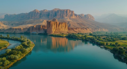 This photo shows the beauty of the Afghan countryside.  One of my favorite places to visit with my family.