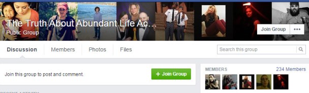 Abundant Life Academy Facebook Page