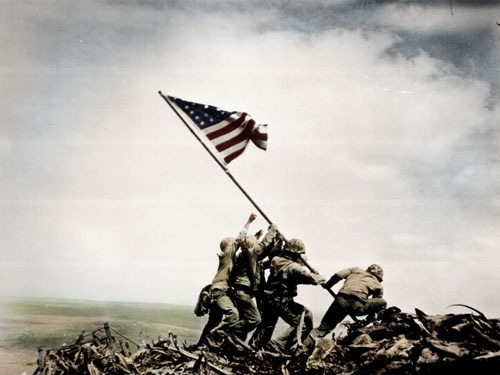 Enduring Image; Iwo Jima Feb. 1945