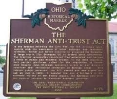 Sherman Anti-trust Act